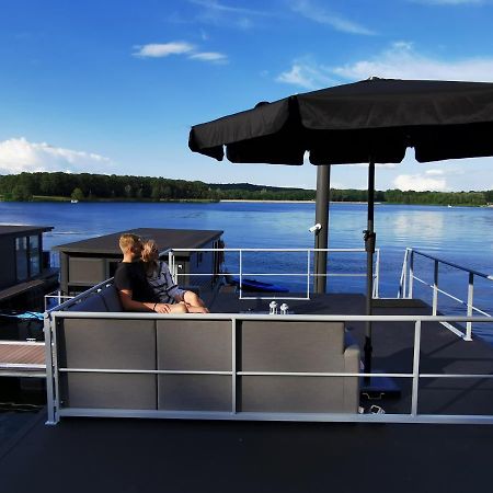 Houseboats Mookerplas Met Dakterras Middelaar Exteriér fotografie
