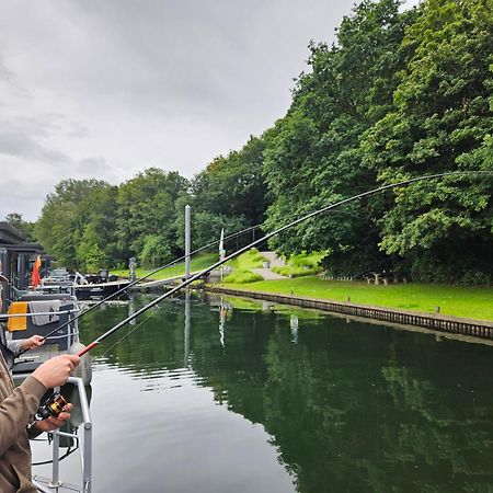 Houseboats Mookerplas Met Dakterras Middelaar Exteriér fotografie