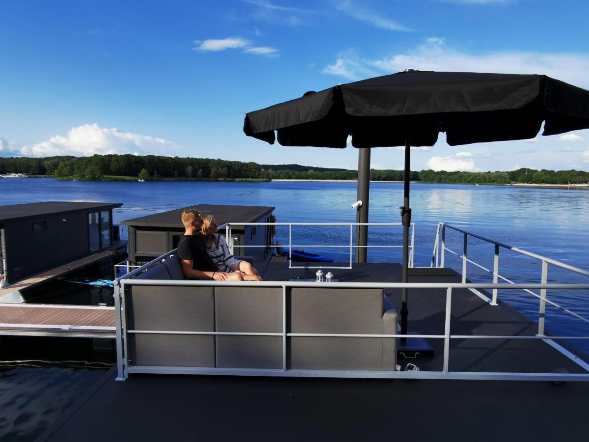 Houseboats Mookerplas Met Dakterras Middelaar Exteriér fotografie