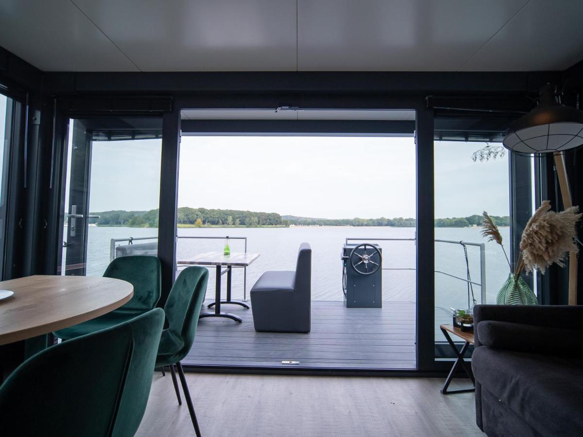 Houseboats Mookerplas Met Dakterras Middelaar Exteriér fotografie