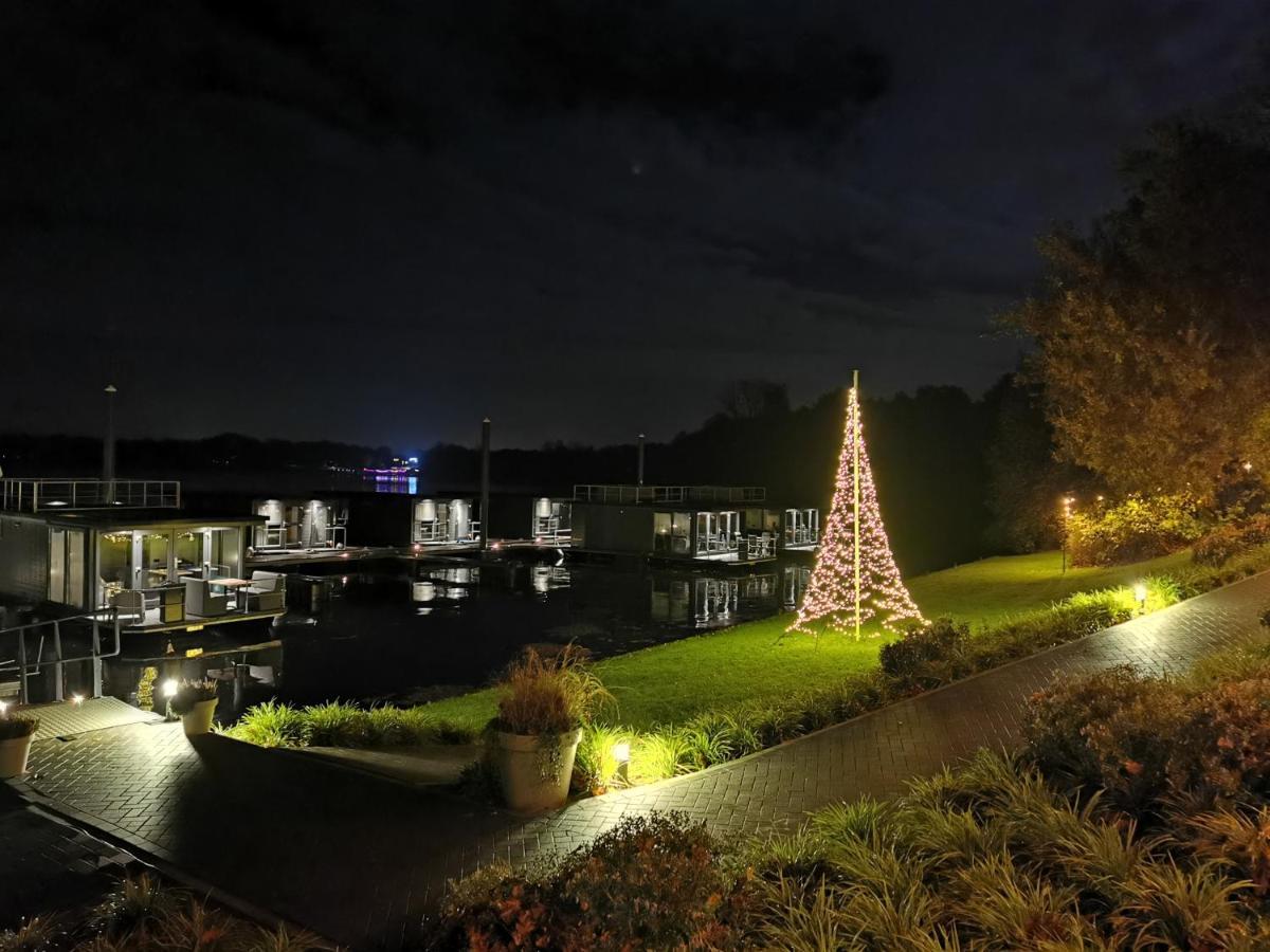 Houseboats Mookerplas Met Dakterras Middelaar Exteriér fotografie