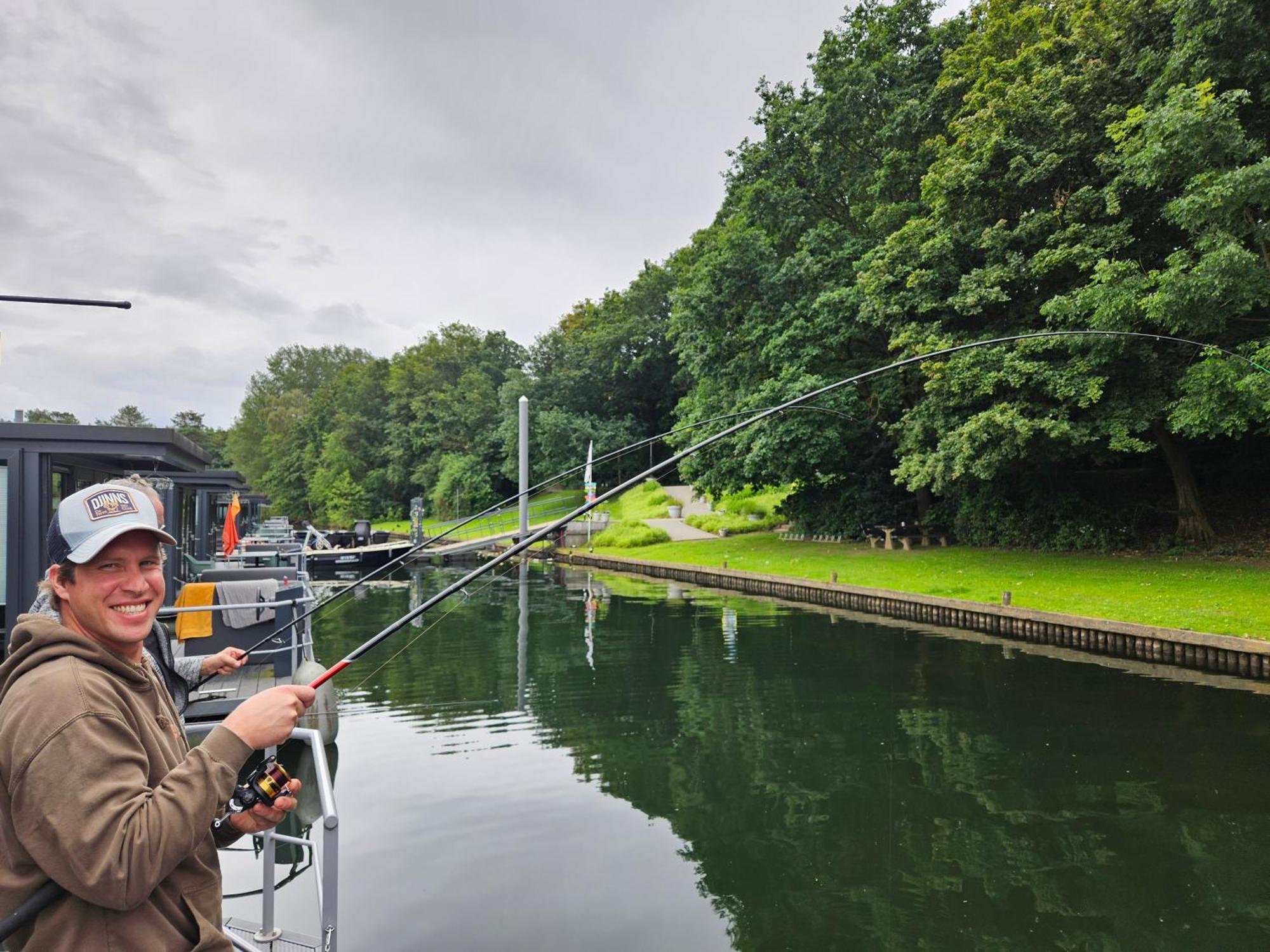 Houseboats Mookerplas Met Dakterras Middelaar Exteriér fotografie